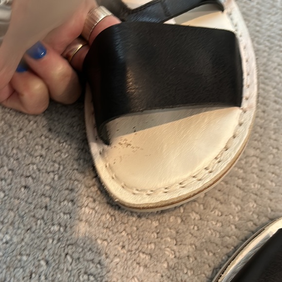 TRIPPEN Sandals. Size 36 (German). Black and White. - Picture 6 of 6